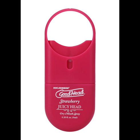 Doc Johnson Juicy Head Mundtrockenheitsspray zum Mitnehmen, Erdbeere, 0,3 fl.oz