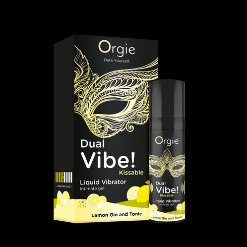 Orgie Dual Vibe Kissable Gel Zitrone Gin & Tonic 15ml