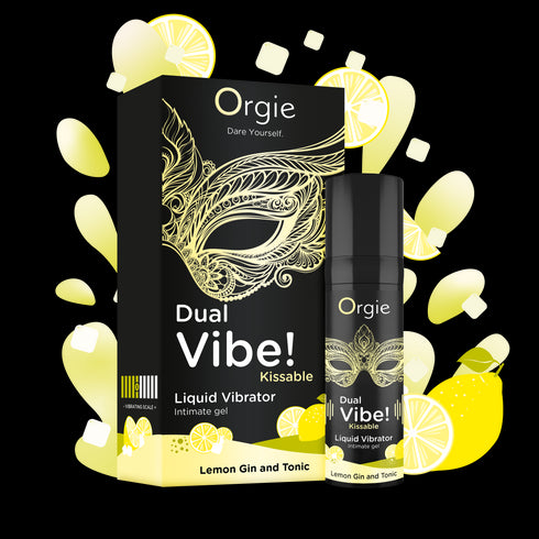 Orgie Dual Vibe Kissable Gel Zitrone Gin & Tonic 15ml