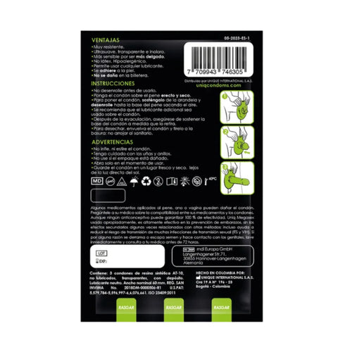 Uniq Megasex Kondome Pack 3