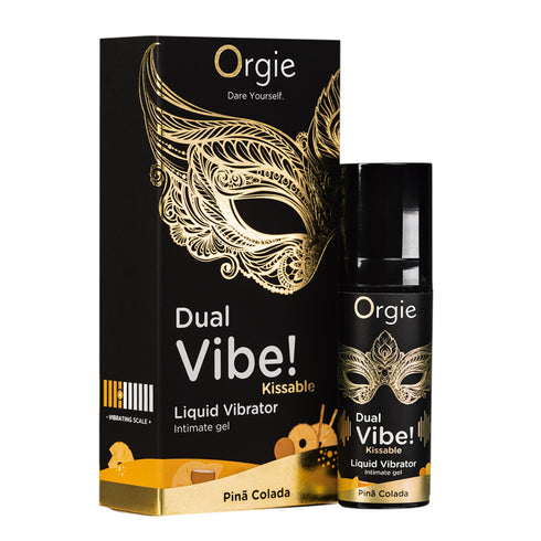 Orgie Dual Vibe Kissable Gel Pina Colada 15 ml