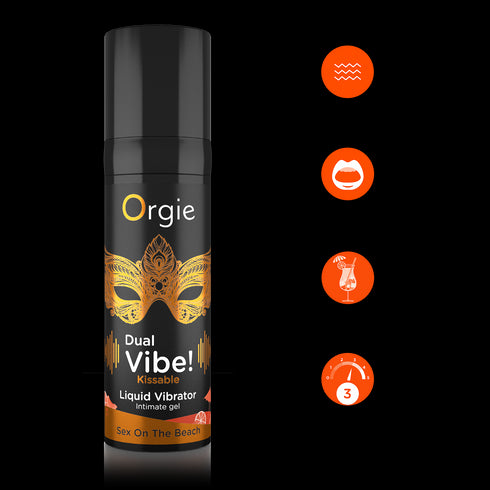 Orgie Dual Vibe Kissable Gel Sex am Strand 15ml