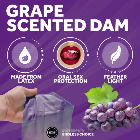 EXS Oral Dams Grape