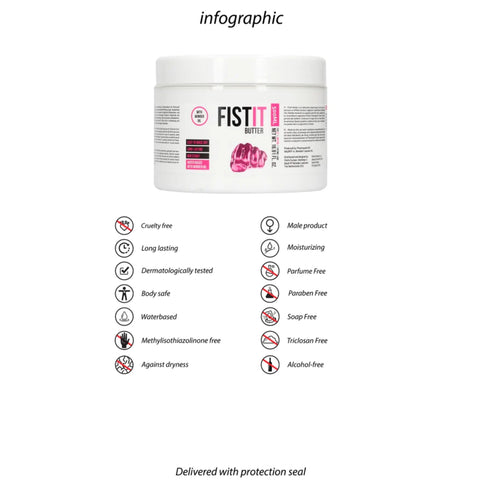 Fist It Gleitbutter auf Wasserbasis, 480 ml