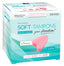 JoyDivision normal-sized stringless Soft-Tampons. The box features an image of the pink, heart-shaped tampon.