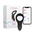 Lovense Diamo app-gesteuerter vibrierender C-Ring Schwarz