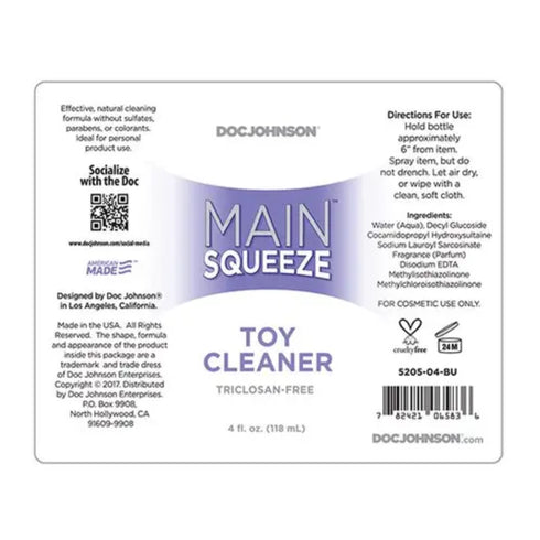 Main Squeeze Toy-Reiniger 120 ml