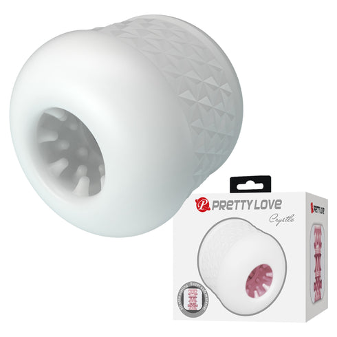 Pretty Love Crystle White Male Masturbator