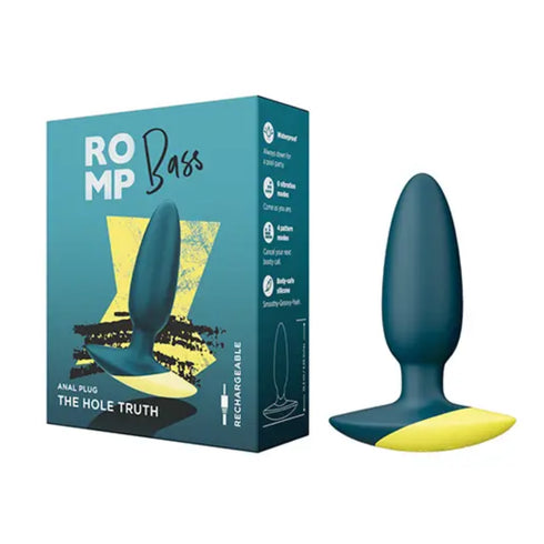 ROMP Bass vibrierender Analplug Türkis