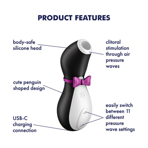 Satisfyer Penguin Air-Pulse Vibrating Massager