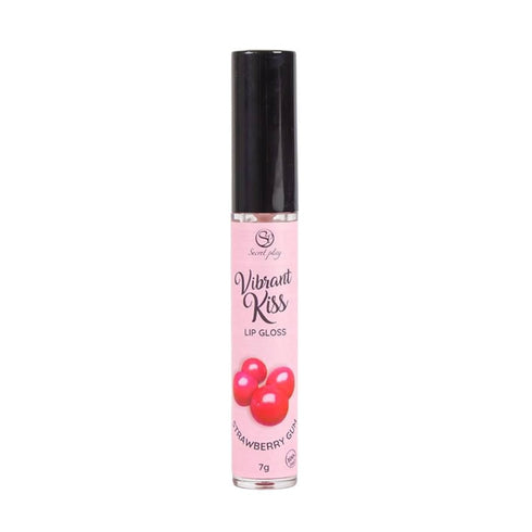 Secret Play Lip Gloss Vibrant Kiss Strawberry Gum 0.24 oz