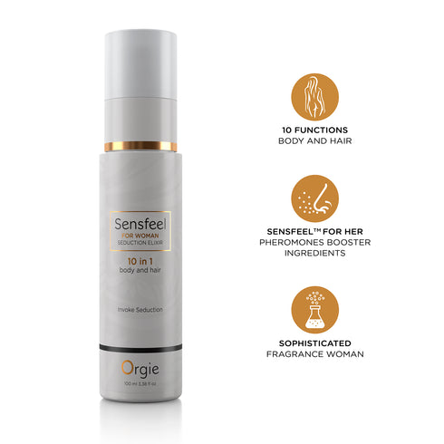 Orgie Sensfeel Verführungselixier für Frauen 10in1 Körper & Haar 100ml
