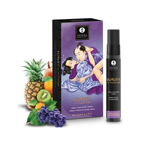 Shunga Waves of Pleasure Oral-Pleasure-Spray Exotische Früchte 0.66 fl oz