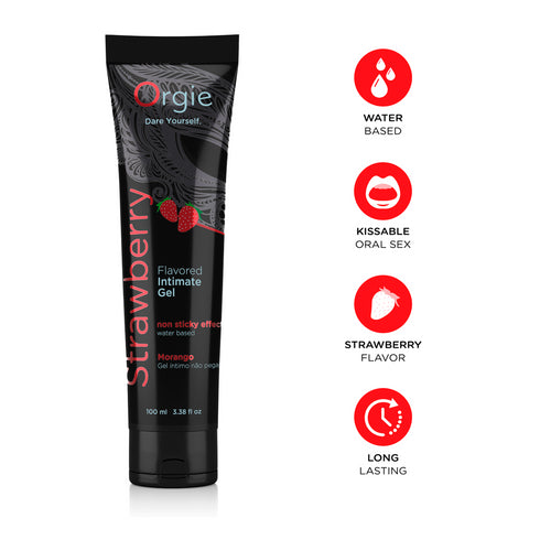 Orgie Gleitgel Tube Strawberry 100ml