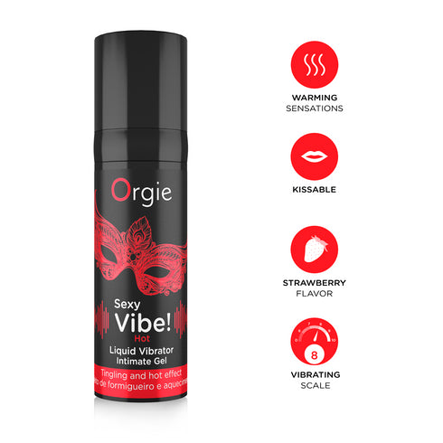 Orgie Sexy Vibe! Heißes Gel 15ml