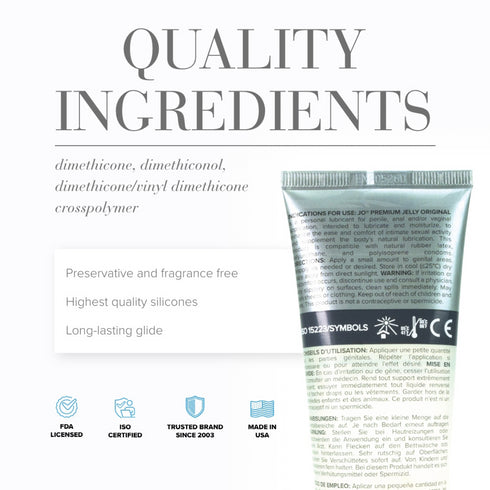 JO Premium Jelly Original auf Silikonbasis 4 fl oz