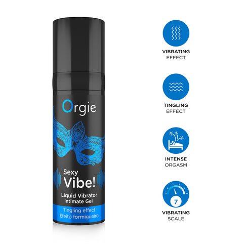 Orgie Sexy Vibe! Flüssiges Vibratorgel 15ml