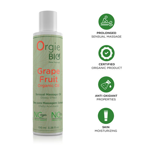 Orgie Bio Grapefruit Bio-Massageöl 100ml