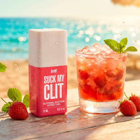 intt Suck My Clit Wild Strawberry Saugeffekt Gel 15 ml