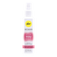 A white bottle of Pjur Woman After you shave spray with a yellow logo.