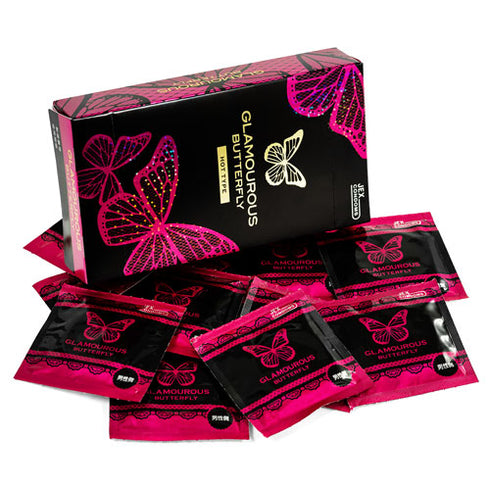 JEX Glamouröser Schmetterling Hot Type Box 12