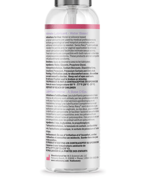 Swiss Navy auf Wasserbasis