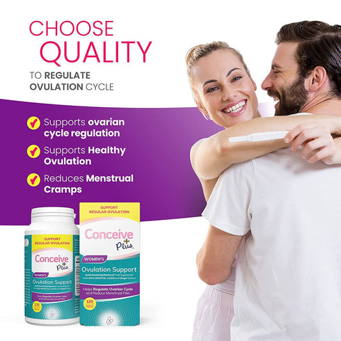 Sasmar Conceive Plus Unterstützung des Eisprungs bei Frauen 120 Kapseln