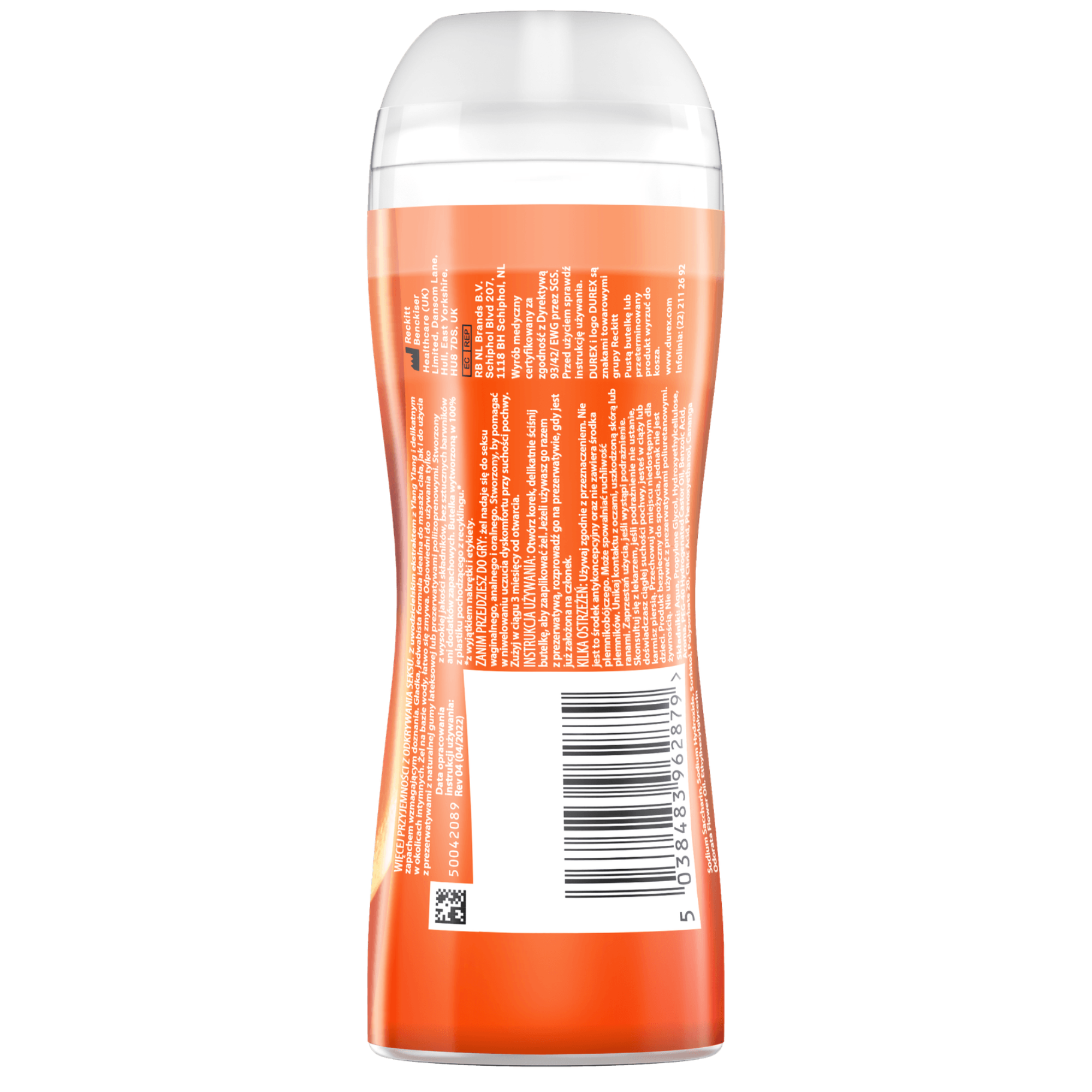 Durex Play Sensual 2 in 1 aromatisiertes Gleitgel 200ml Zweitbild