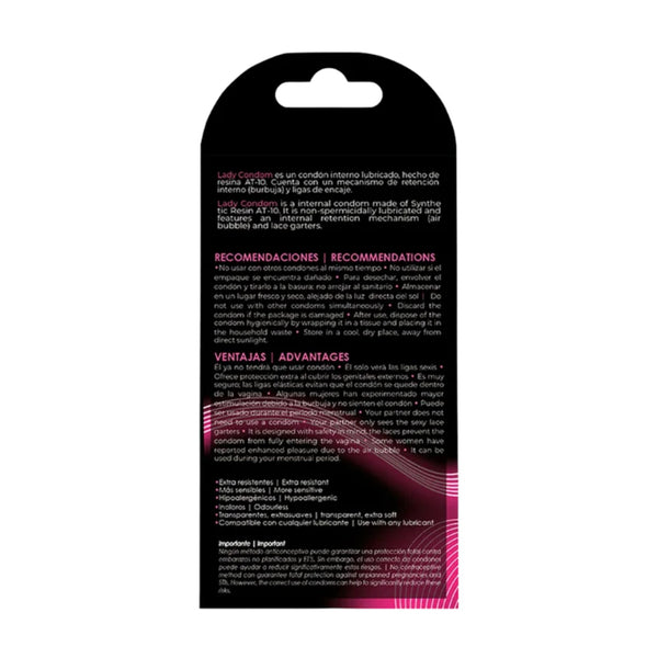 Uniq Lady Kondome für Frauen 3er Pack