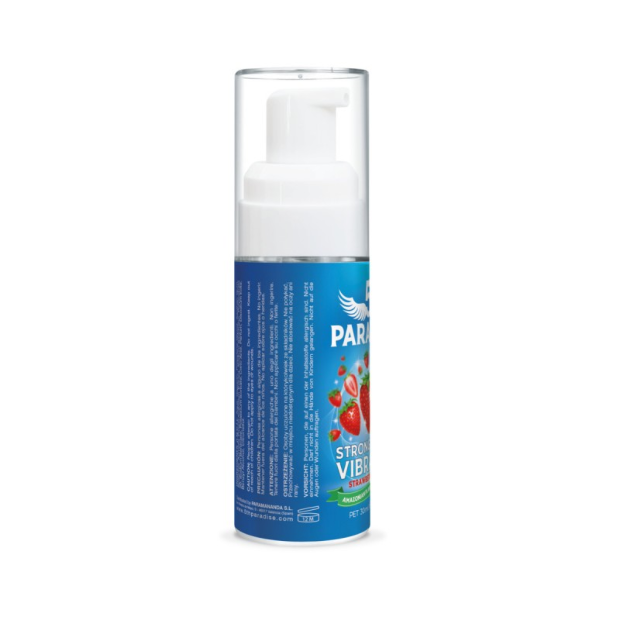 5th Paradise Strong Liquid Vibrator Strawberry 1 fl oz Zweitbild
