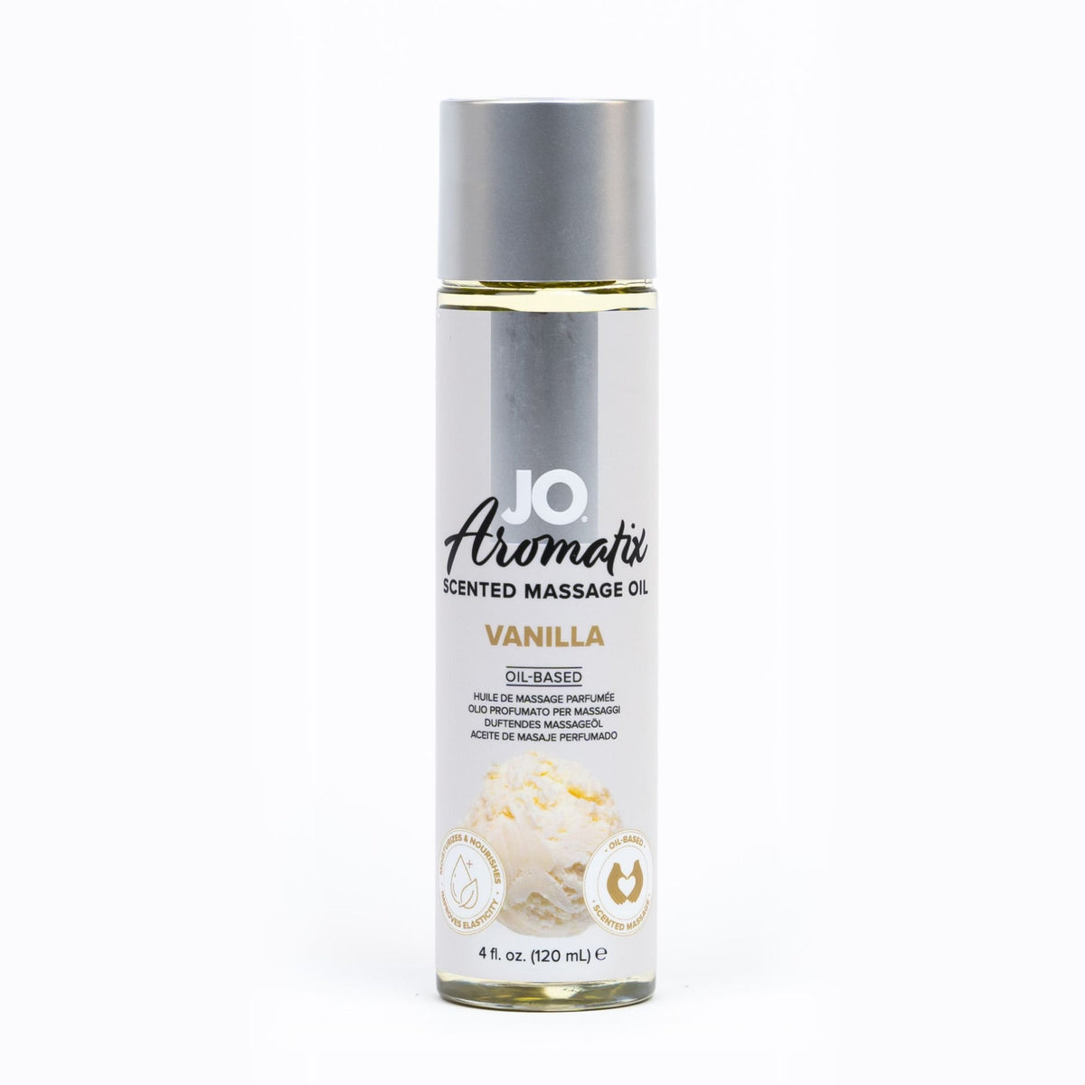 JO Aromatix Massage Oil Vanilla Oil-Based4 fl.oz Hauptbild