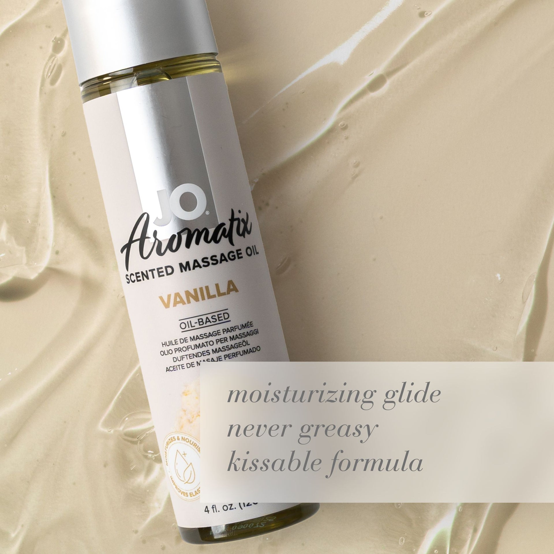 JO Aromatix Massage Oil Vanilla Oil-Based4 fl oz Zweitbild