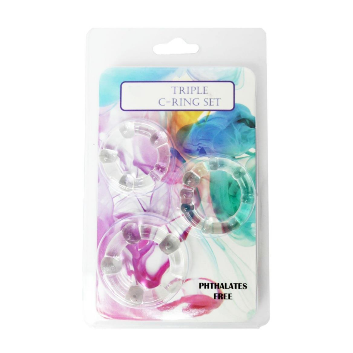 B-Series C-Ring Crystal Clear 3-Pack | WorldCondoms Hauptbild