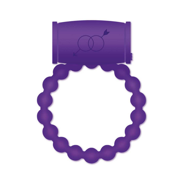 Casual Love Couple Vibrator Ring Purple | WorldCondoms