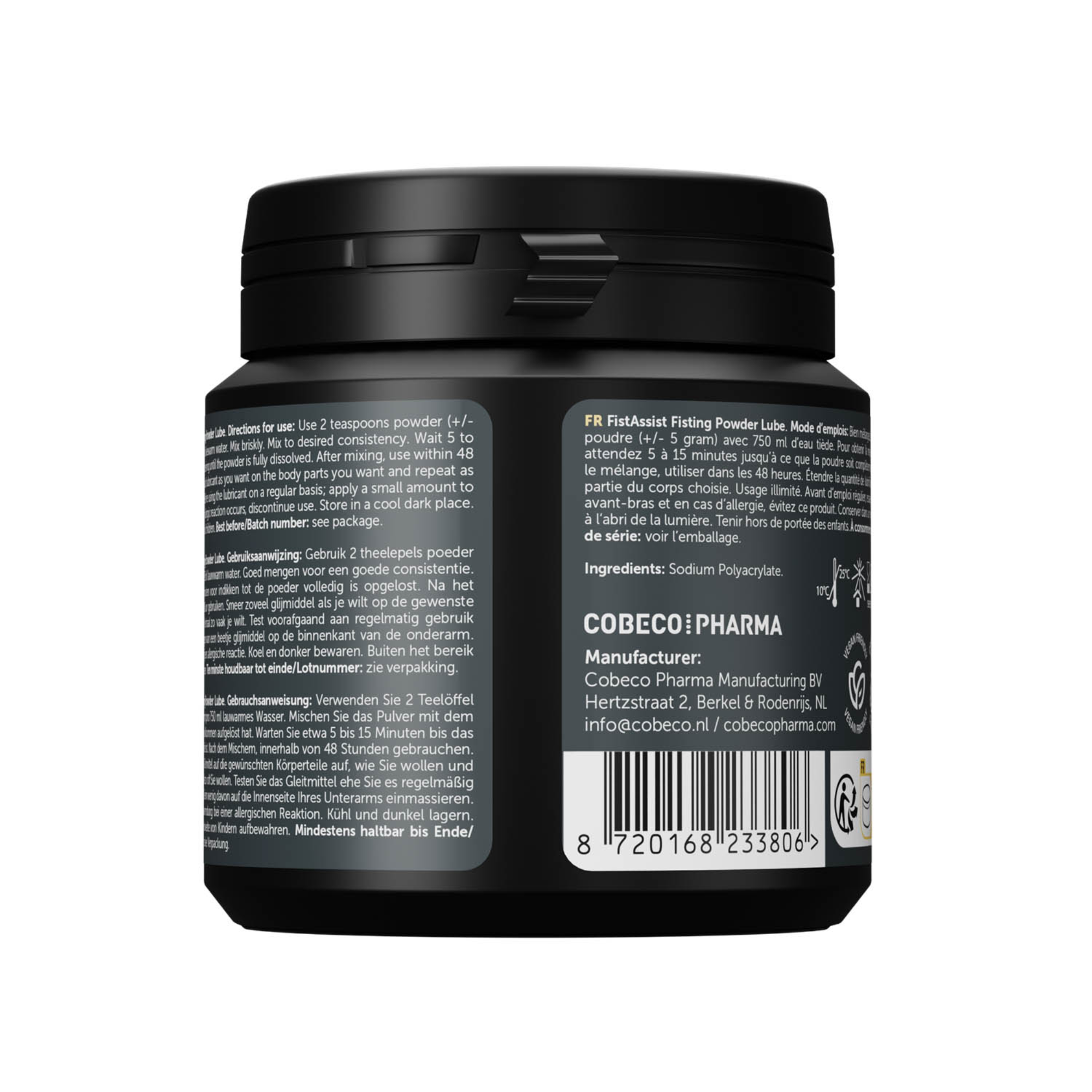 Cobeco FistAssist Fisting-Puder-Gleitgel 4.76 oz Zweitbild