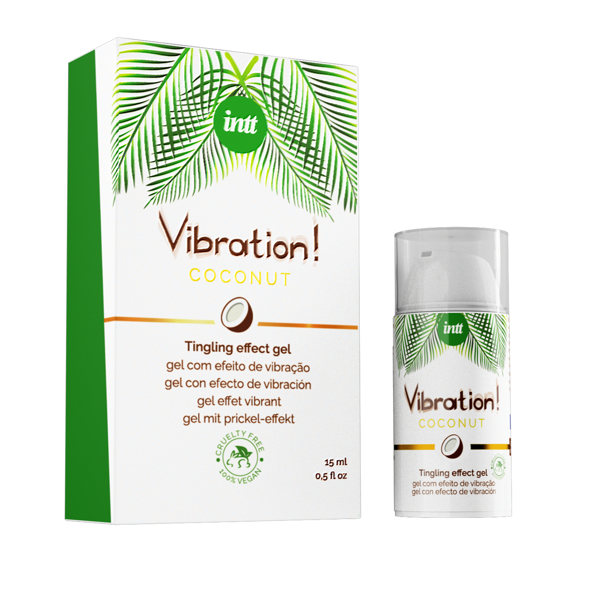 intt Vegan Coconut Liquid Vibration 0.5 fl.oz Hauptbild
