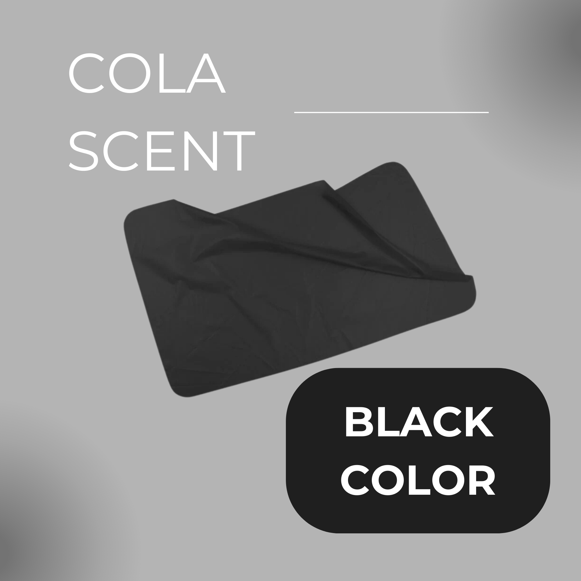 Transparente Glyde-Lecktücher Schwarz/Cola Zweitbild