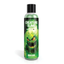 Front studio view of the 8 fl oz (237 ml) clear squeeze bottle of Creature Slime Green Slime Water-Based Lubricant, featuring a green swamp monster illustration and a black cap.