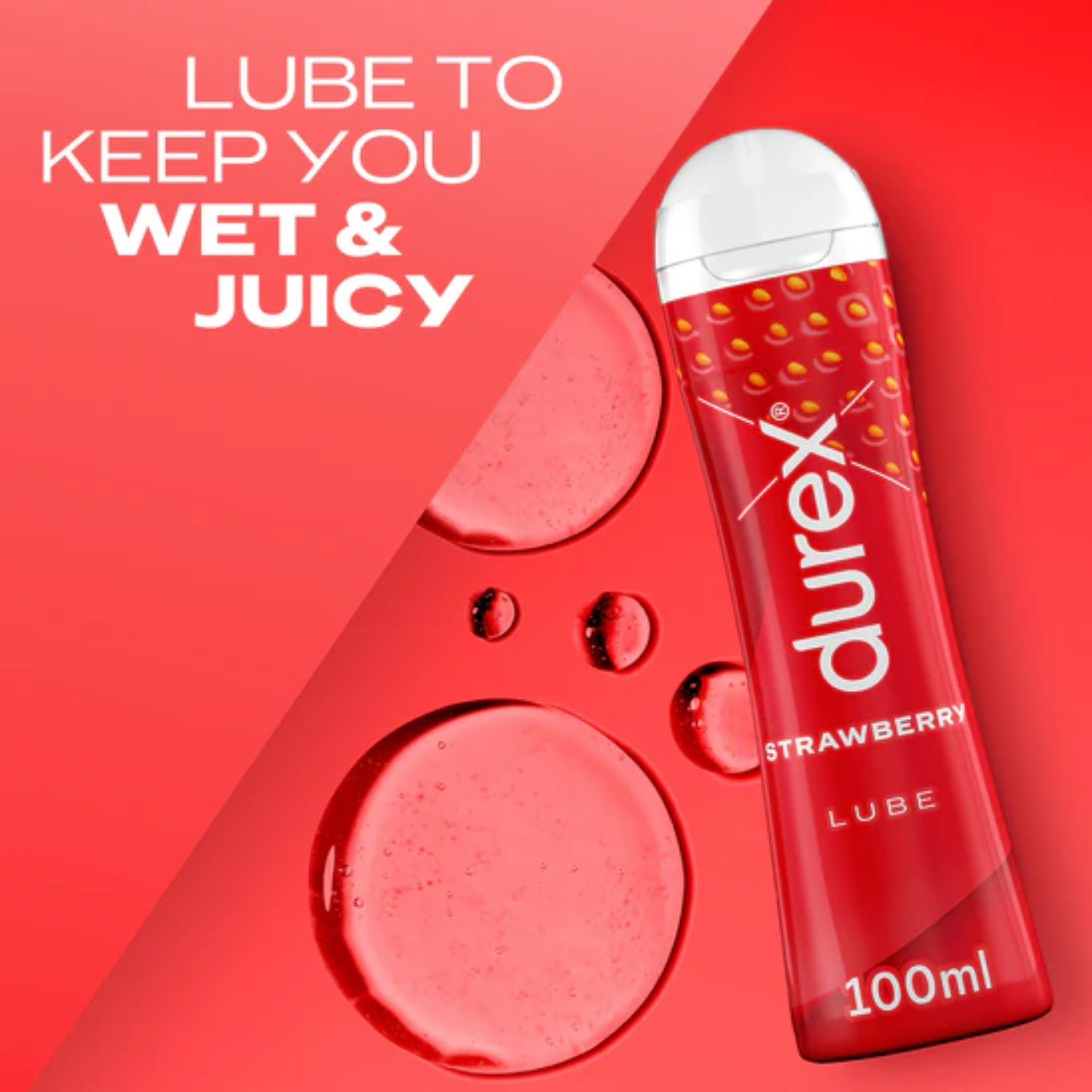 Durex Play Strawberry aromatisiertes Gleitgel 50ml  WorldCondoms