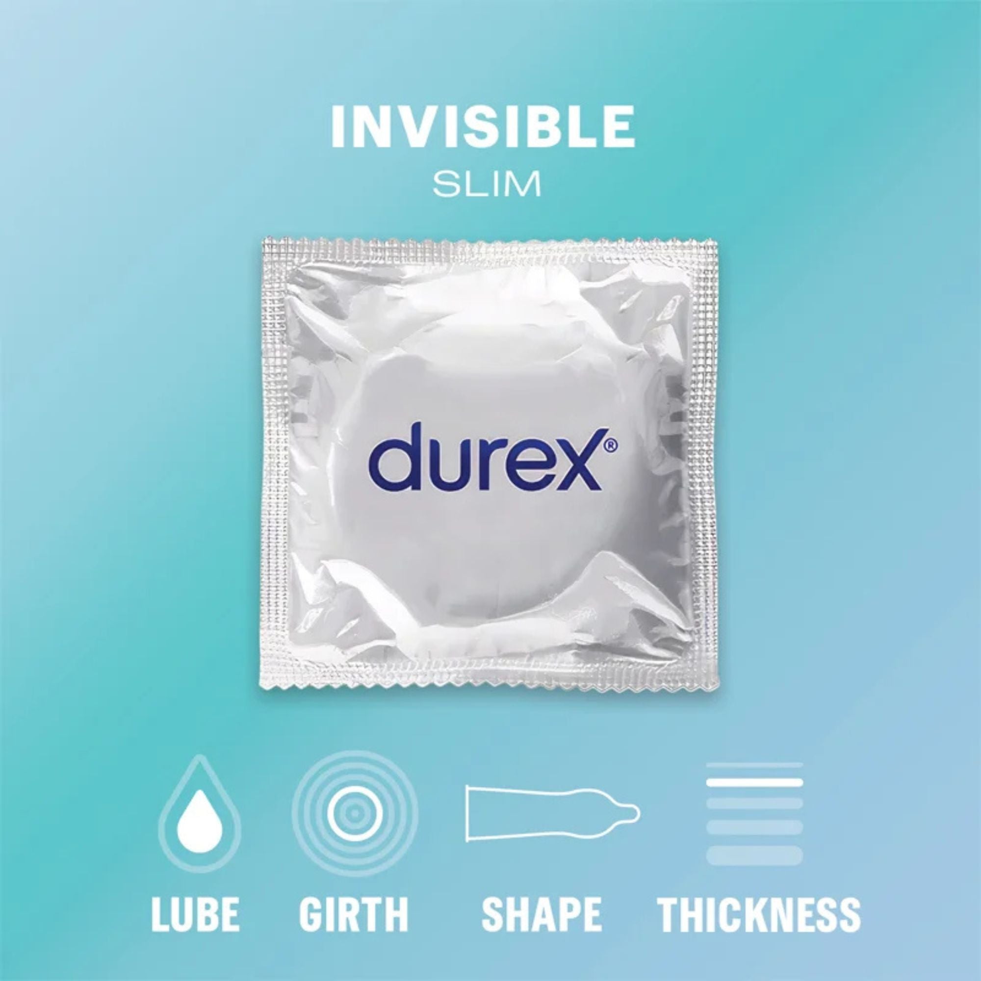 Durex Invisible SLIM 10er Pack Zweitbild
