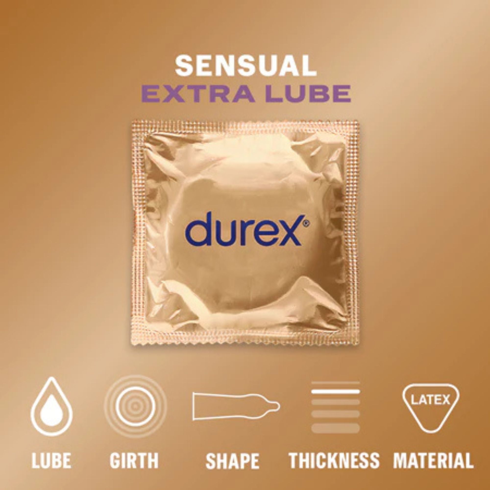 Durex Sensual EXTRA LUBE 20er Pack Zweitbild