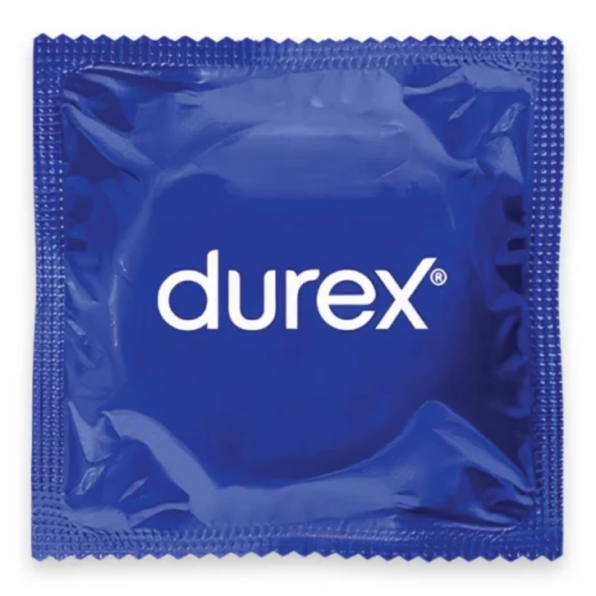 An image of an individually wrapped Durex Basic condom in a white background. Hauptbild