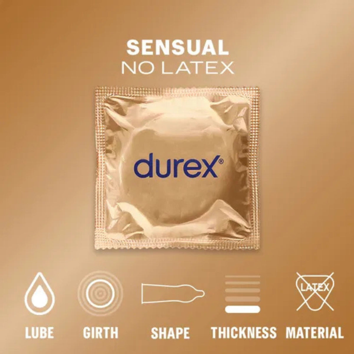 Durex Sensual No Latex 10er Pack
