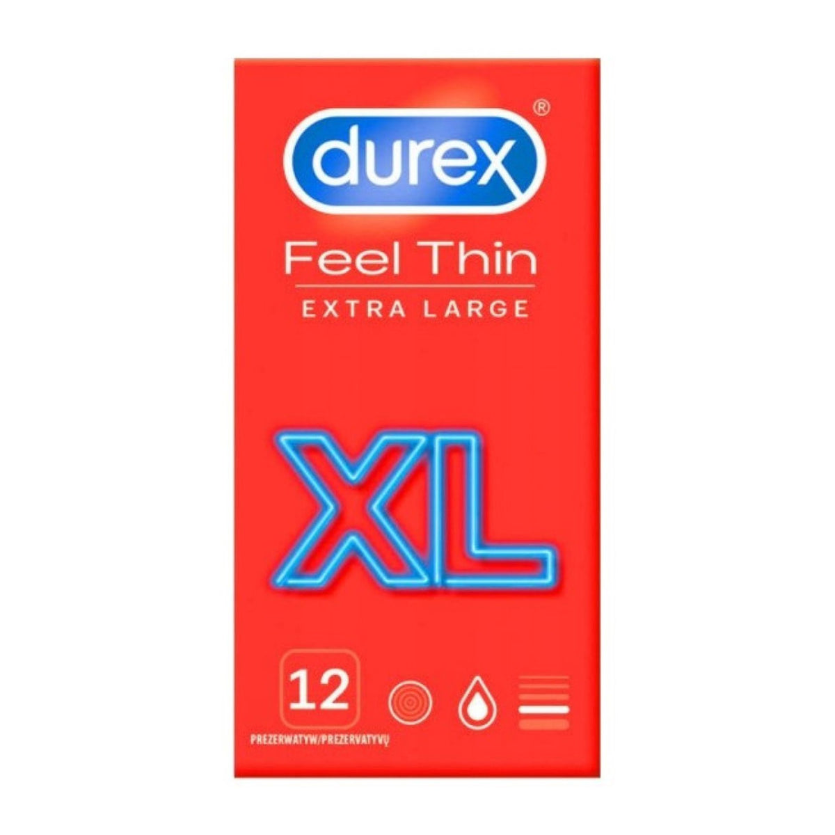 Durex Thin Feel XL 12er Pack Hauptbild