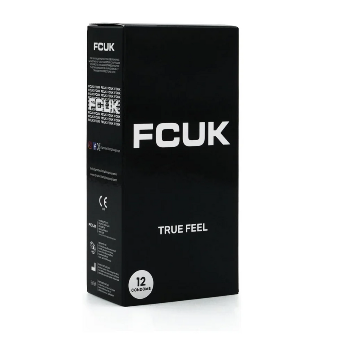 FCUK True Feel Condoms Black Box 12 | WorldCondoms Hauptbild