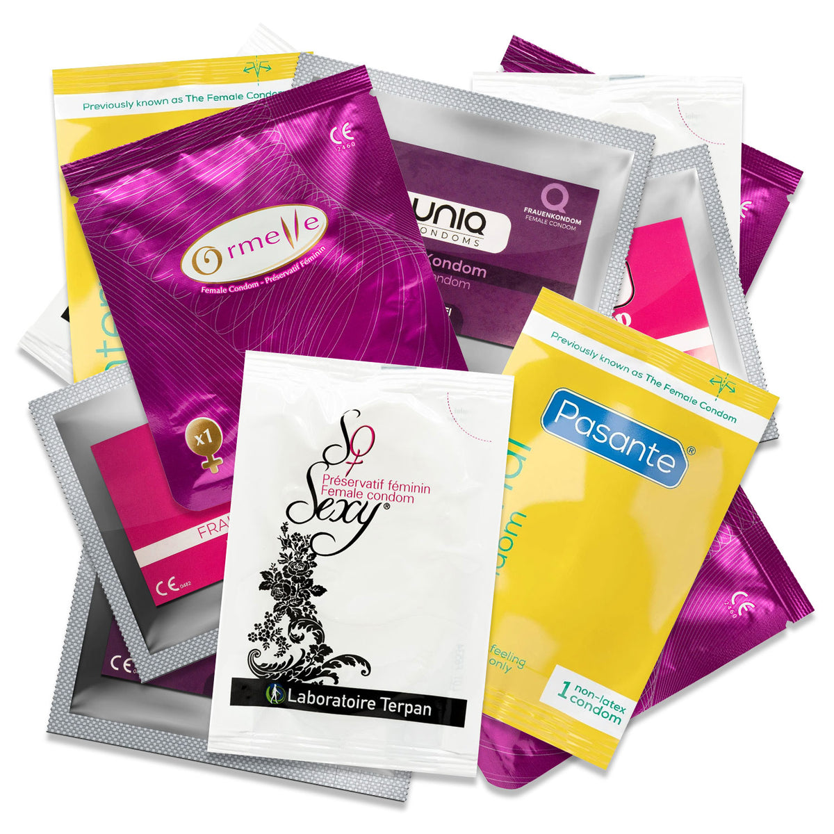 Probierpaket für Frauenkondome
