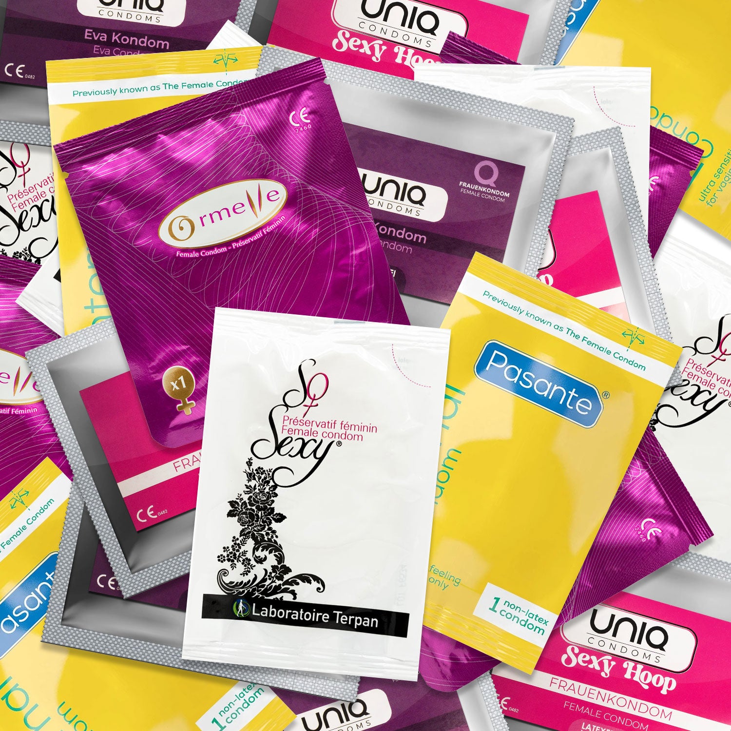 Probierpaket für Frauenkondome Zweitbild