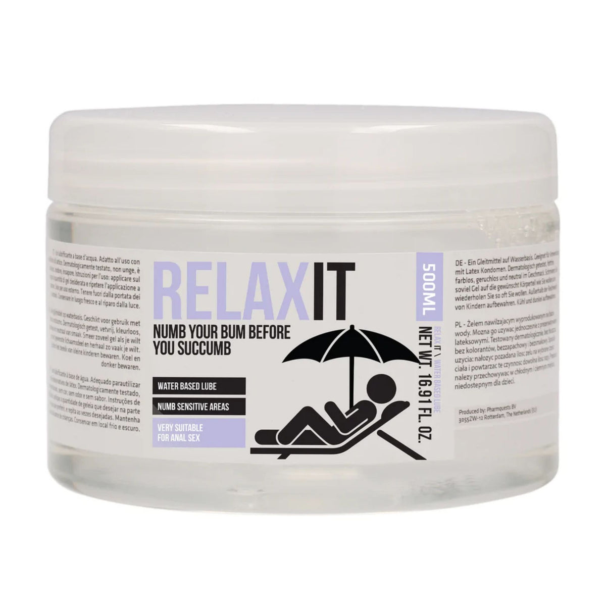Fist It Relax It Numb Your Bum Before You Succumb 17 fl oz
