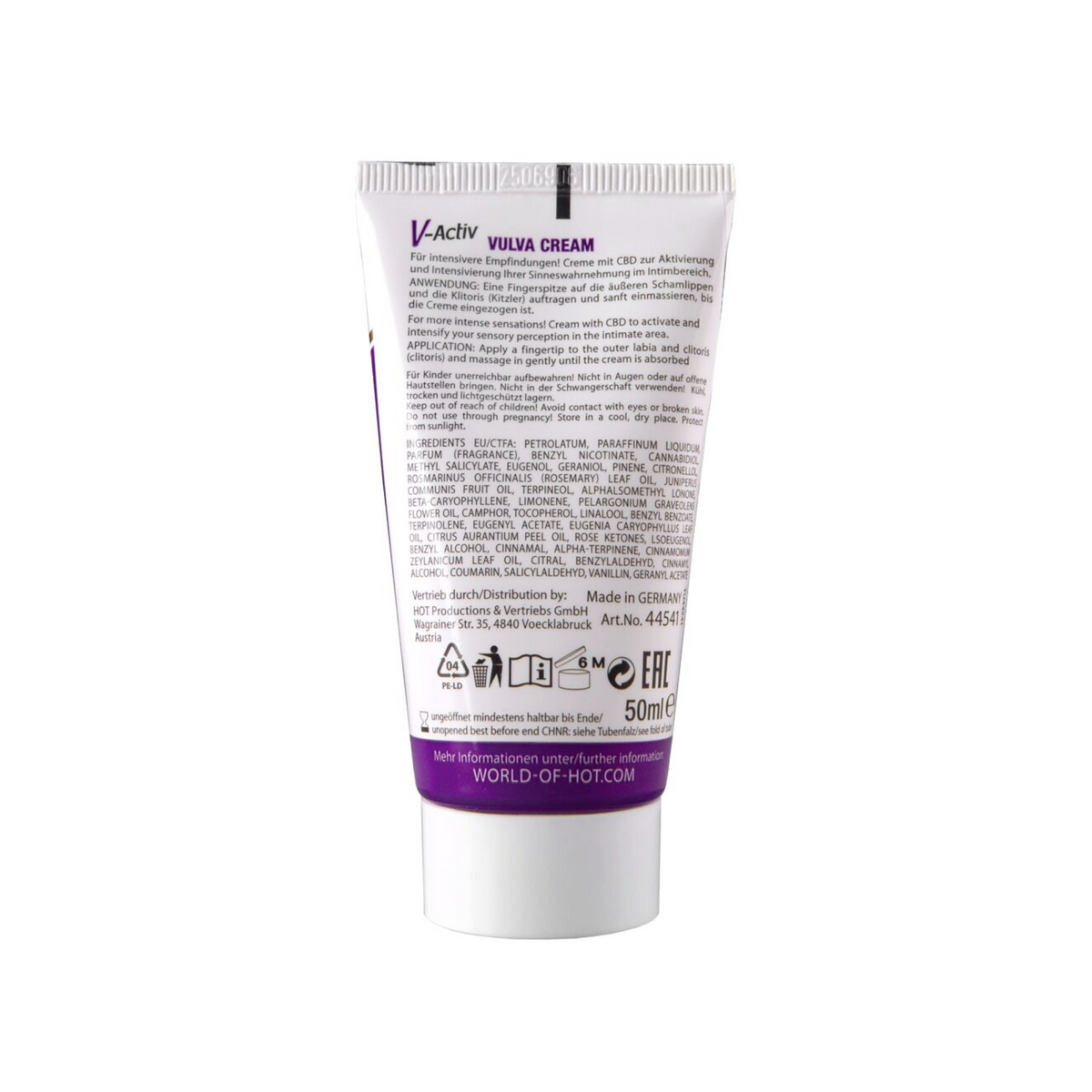 HOT V Activ Woman Vulva Cream 1.7 fl.oz