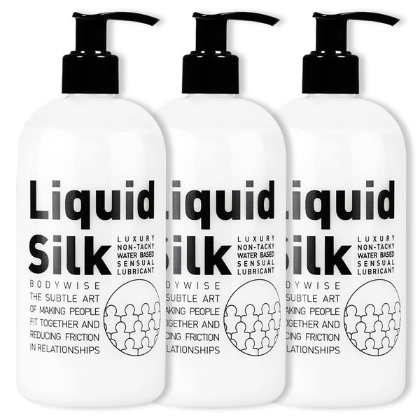 Liquid Silk 500ml Water-based luxury non-tacky lubricant